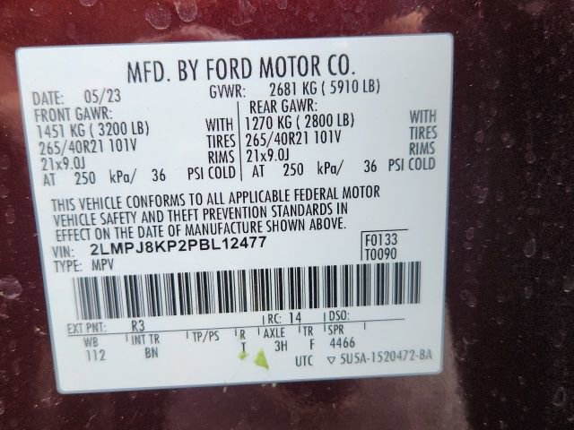 Used 2023 Lincoln Nautilus Reserve w/ Equipment Group 202A AWD/4WD image 13