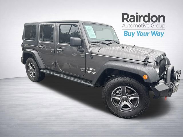 Used 2017 Jeep Wrangler Unlimited Sport w/ Mopar Black Appearance Group