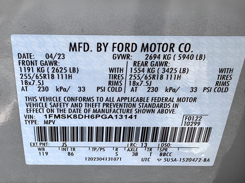 Used 2023 Ford Explorer XLT w/ Class IV Trailer Tow Package AWD/4WD image 44