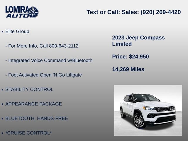 Used 2023 Jeep Compass Limited w/ Elite Group AWD/4WD image 33