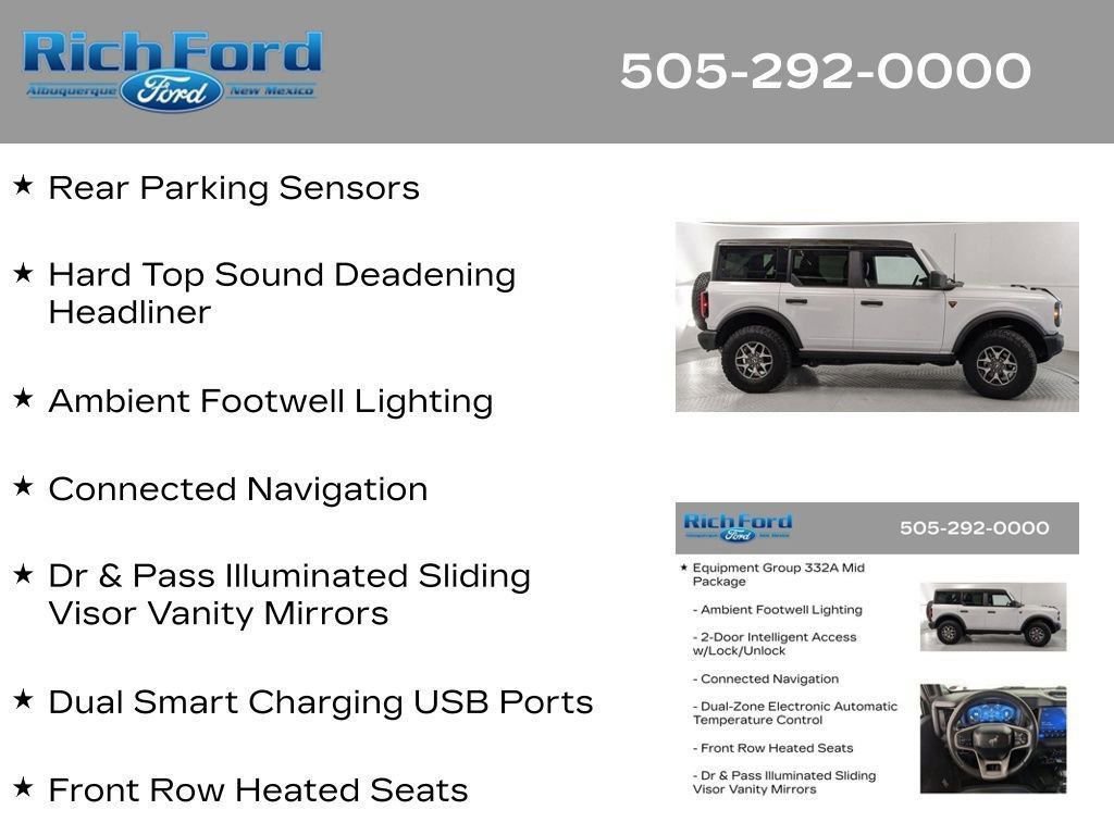 Certified 2025 Ford Bronco Badlands AWD/4WD image 42