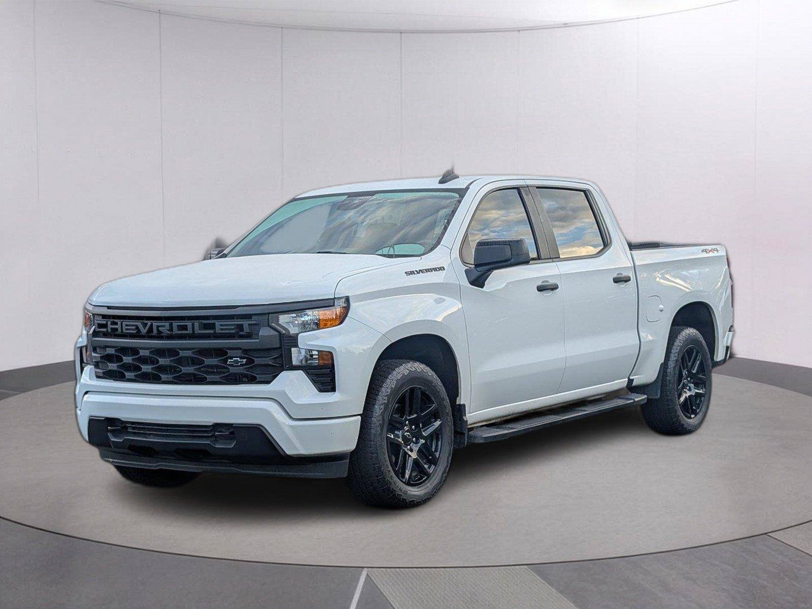 Used 2024 Chevrolet Silverado 1500 Custom w/ Turbomax Blackout Package