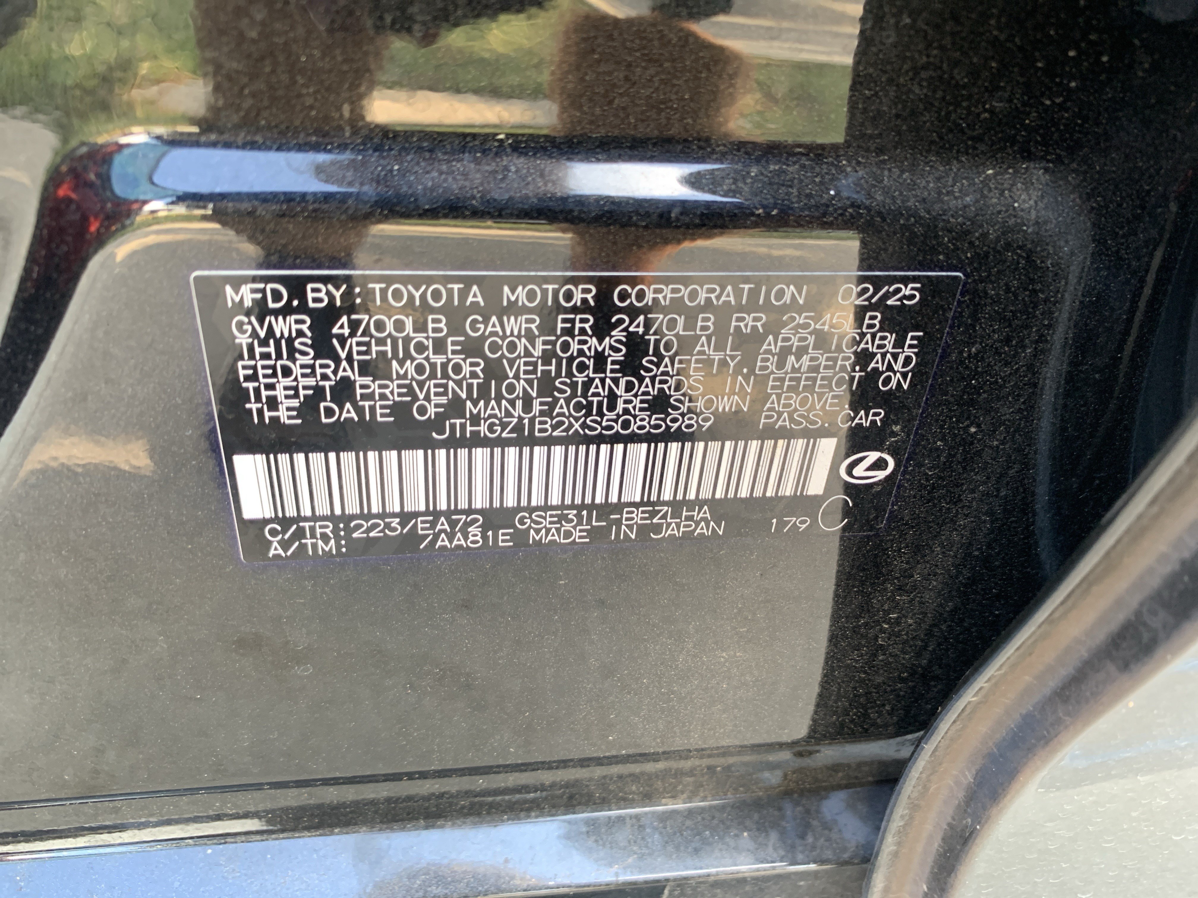Certified 2025 Lexus IS 350 F Sport w/ Navigation Package RWD image 36