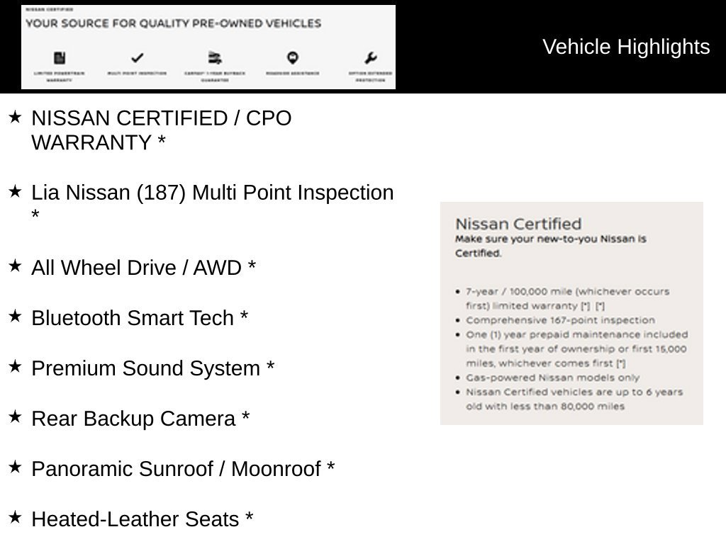 Certified 2021 Nissan Rogue SL w/ Premium Package AWD/4WD image 4