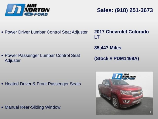 Used 2017 Chevrolet Colorado LT w/ Luxury Package, Chrome image 18