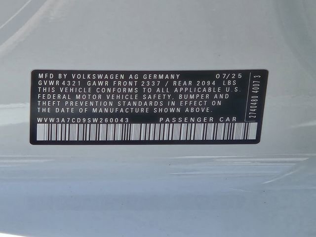 Certified 2025 Volkswagen GTI SE w/ SE Leather Seating Package image 22