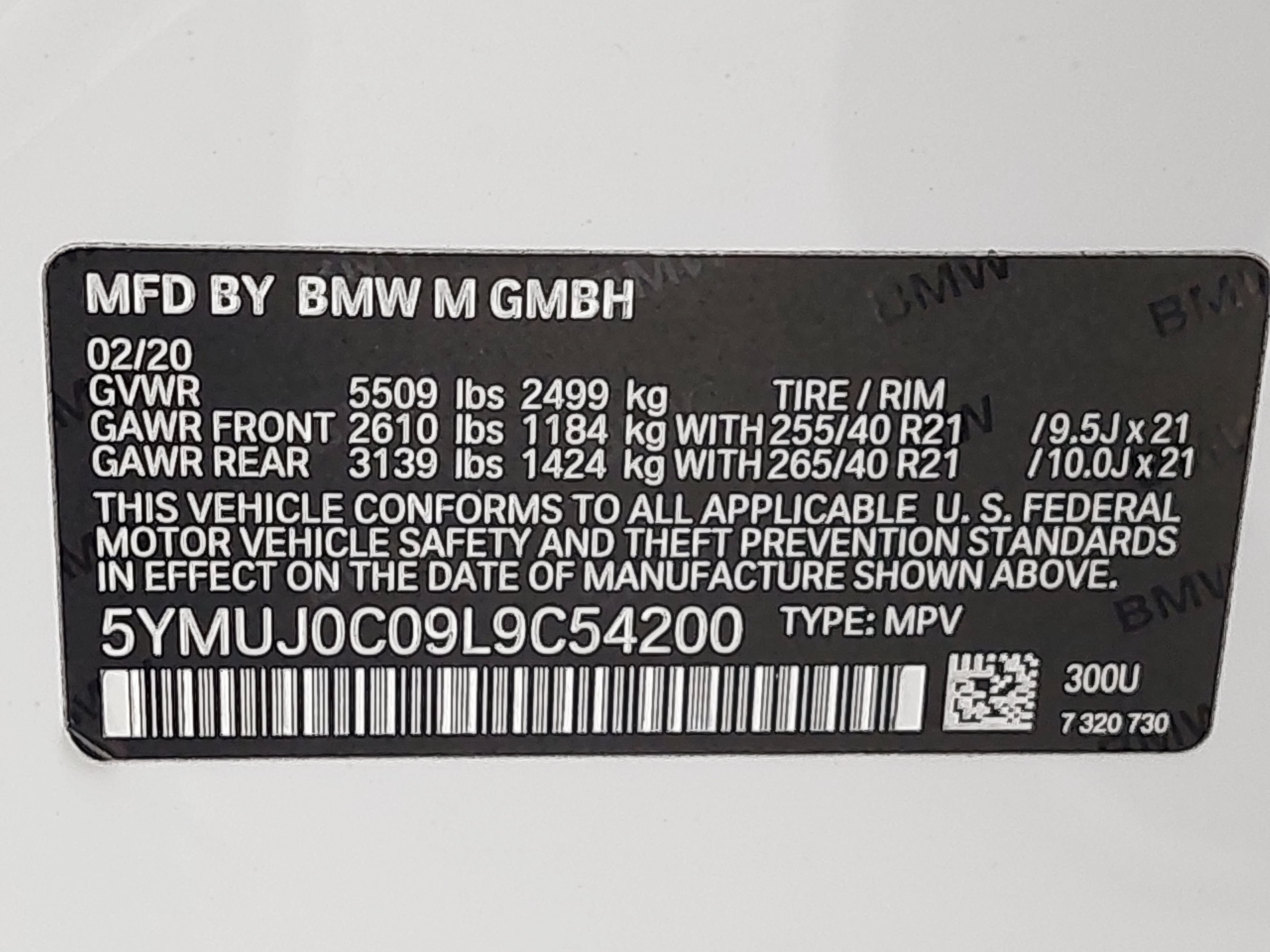 Used 2020 BMW X4 M w/ M Carbon Exterior Package AWD/4WD image 38
