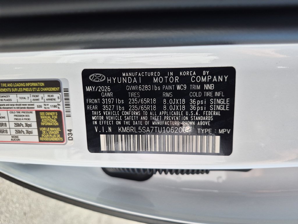 New 2026 Hyundai Palisade FWD Hybrid image 35