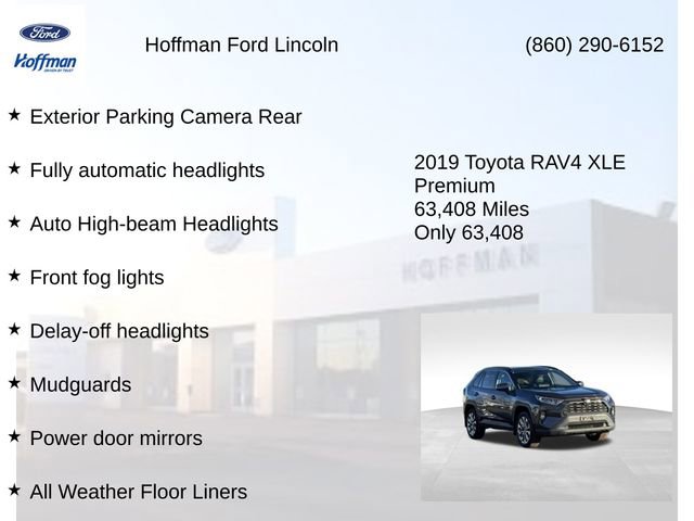 Used 2019 Toyota RAV4 XLE Premium w/ All Weather Liner Package AWD/4WD image 28