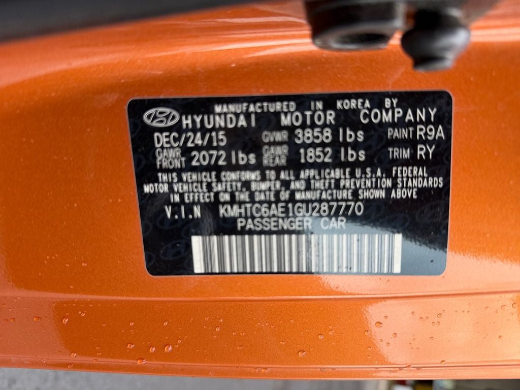 Used 2016 Hyundai Veloster Turbo FWD image 31