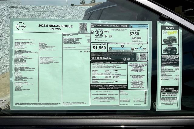 New 2026 Nissan Rogue SV image 17