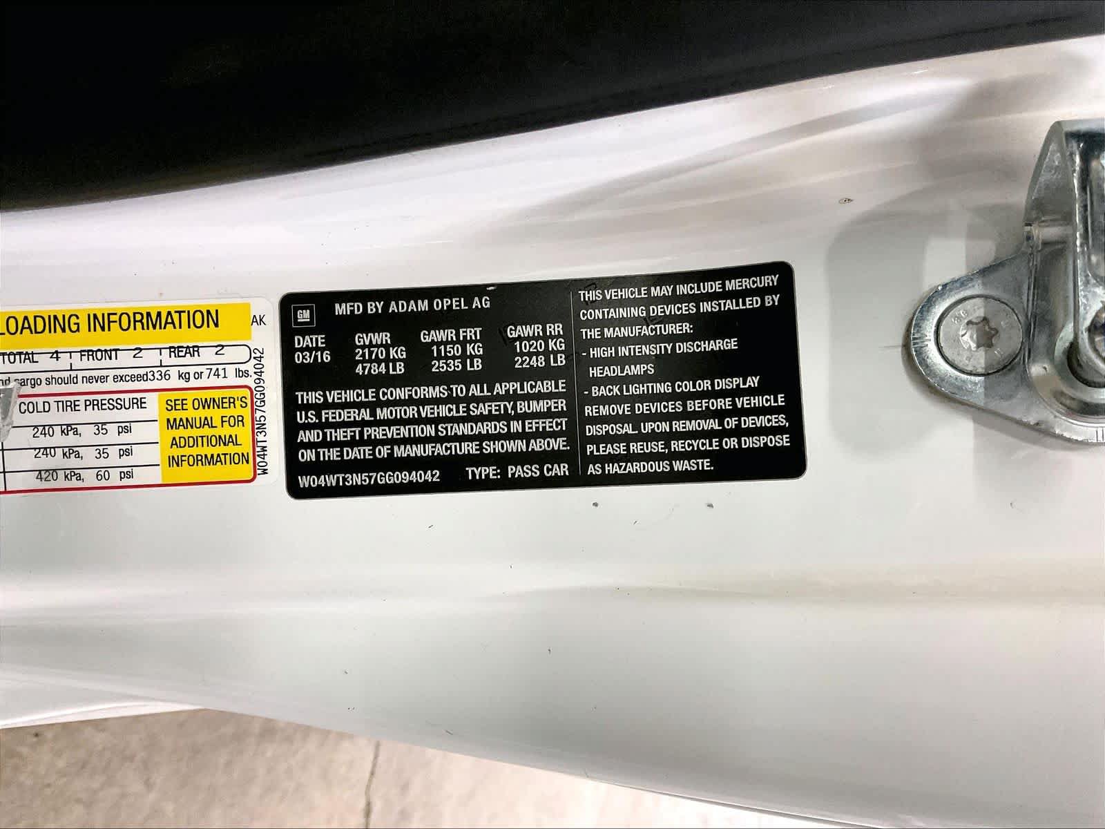 Used 2016 Buick Cascada Premium FWD image 35