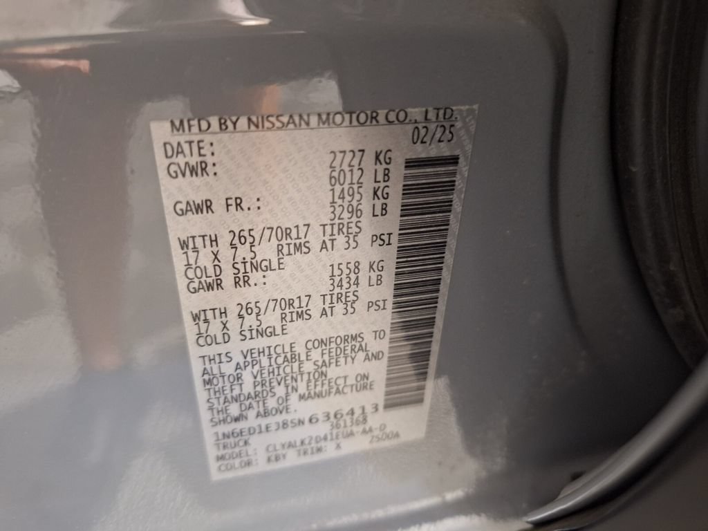 Used 2025 Nissan Frontier Pro-X RWD image 30