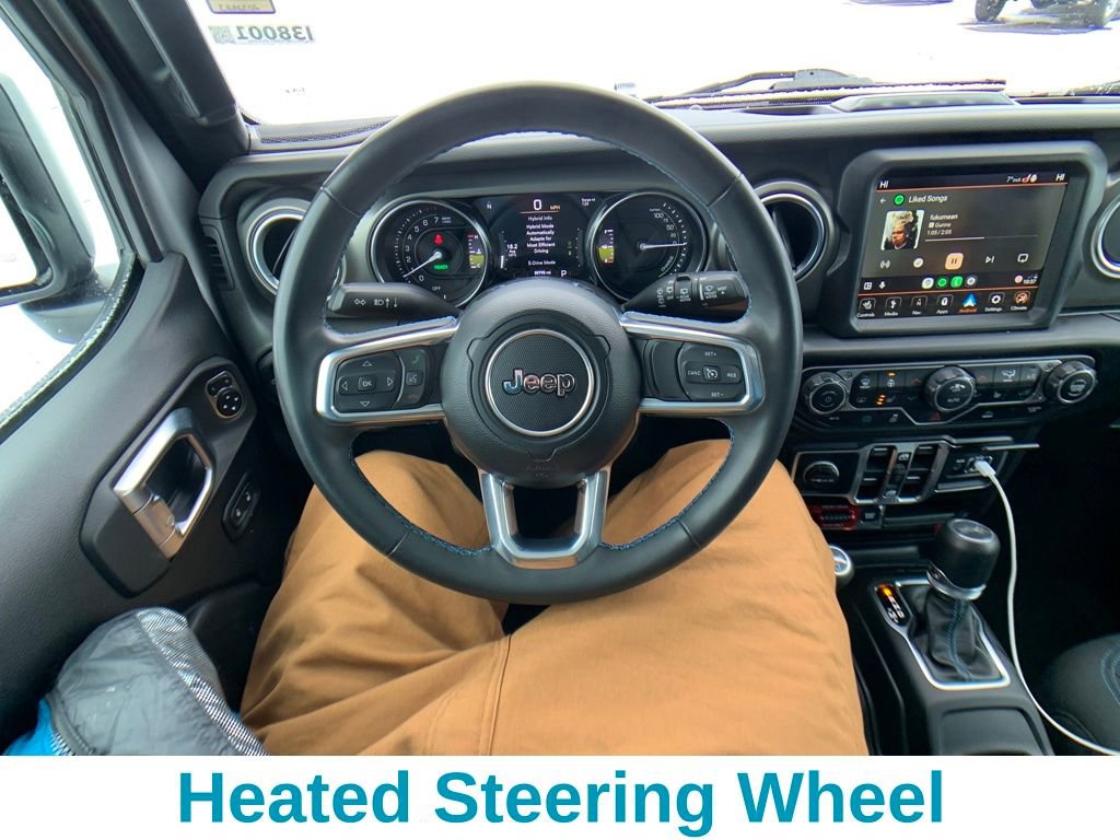 Used 2023 Jeep Wrangler Unlimited Rubicon 4xe w/ Cold Weather Group image 15