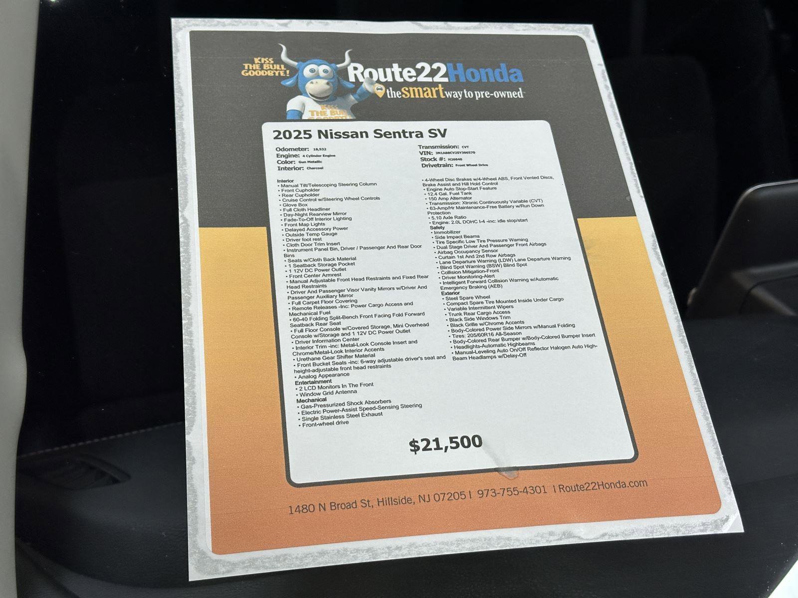 Used 2025 Nissan Sentra SV image 39