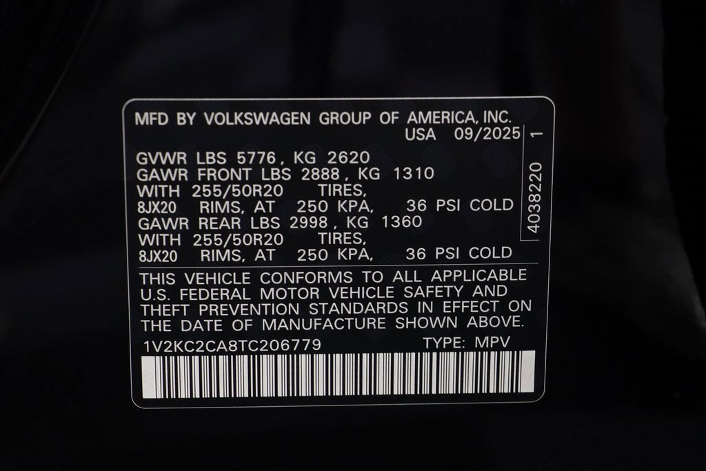 New 2026 Volkswagen Atlas Cross Sport SE image 23