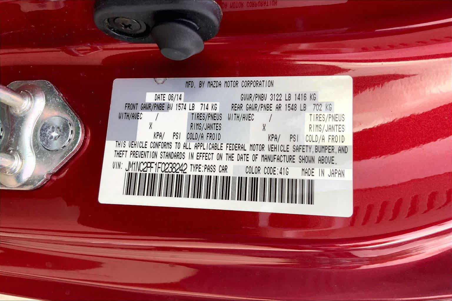 Used 2015 MAZDA MX-5 Miata Grand Touring w/ Premium Package RWD image 35