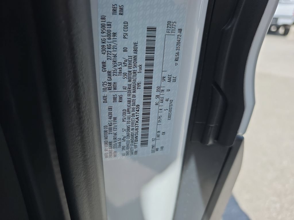 New 2026 Ford Transit 350 148 High Roof Extended AWD w/ Load Area Protection Package image 30