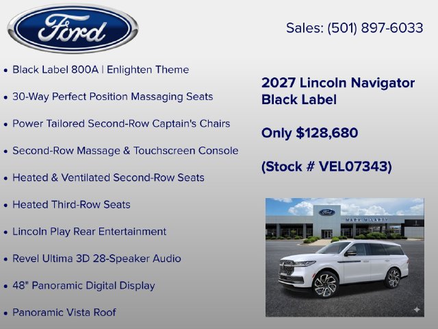 New 2027 Lincoln Navigator Black Label AWD/4WD image 6