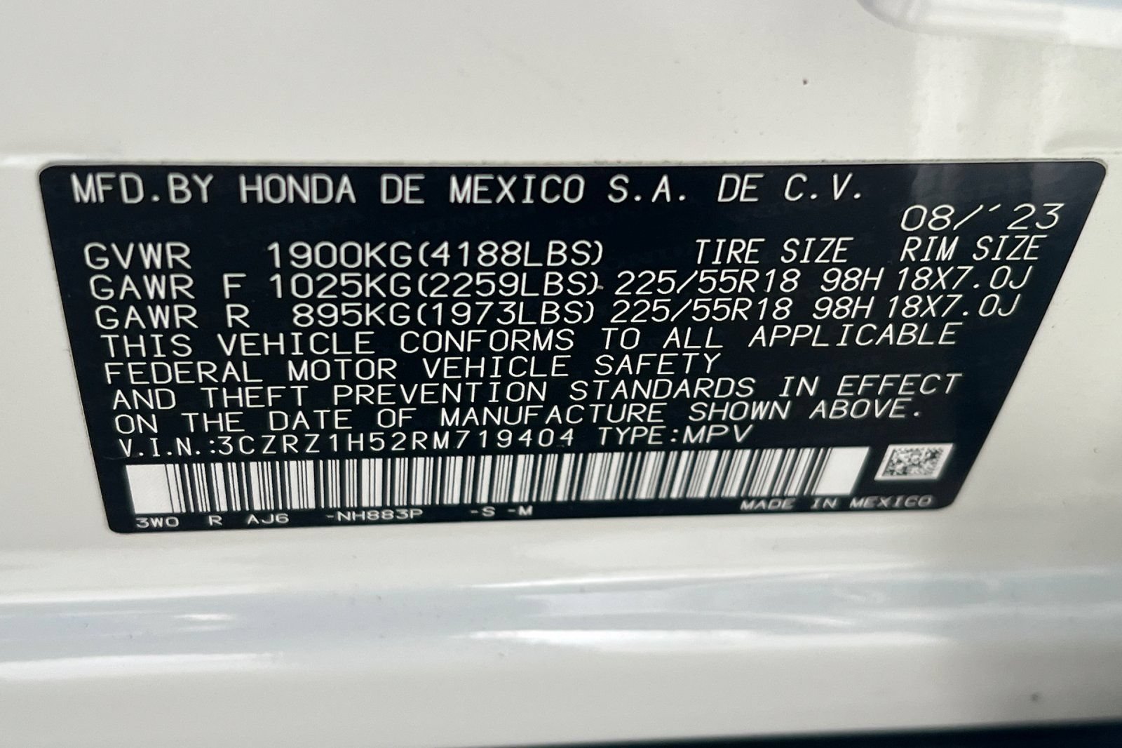 Used 2024 Honda HR-V Sport image 24