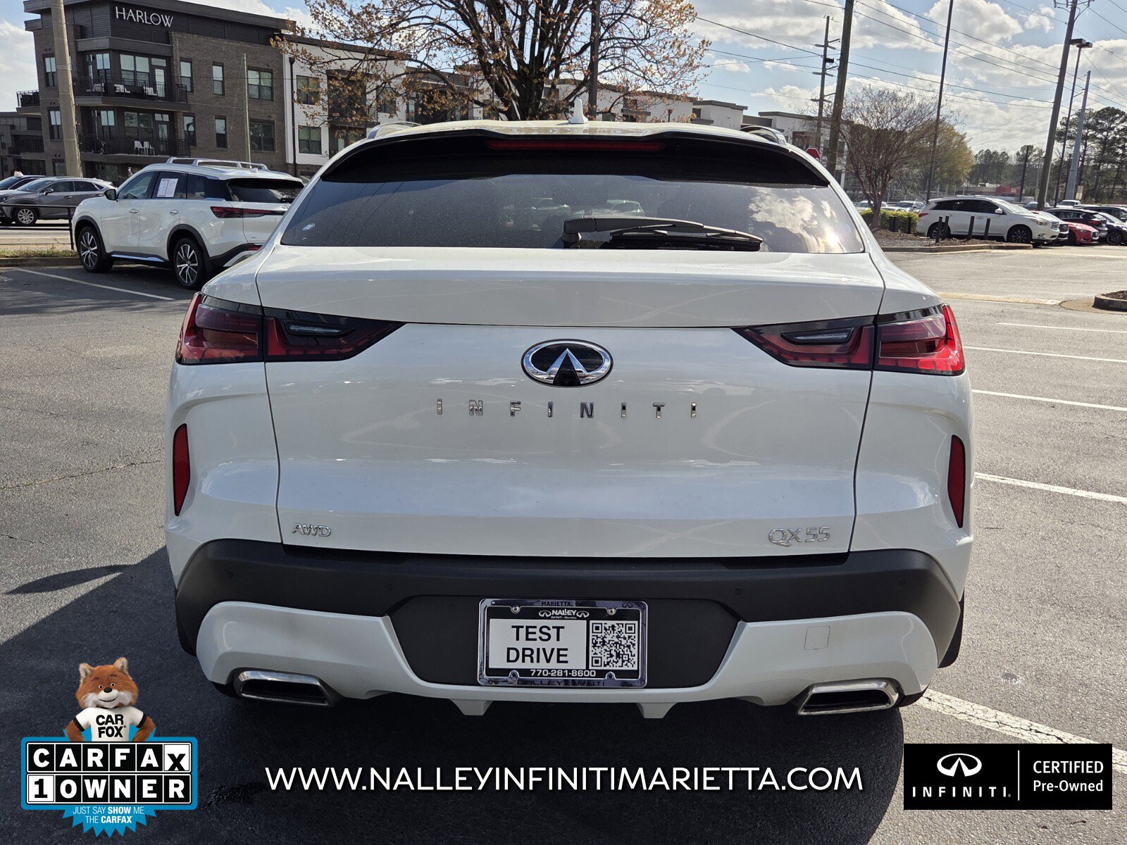 Certified 2025 INFINITI QX55 Luxe w/ Cargo Package image 7