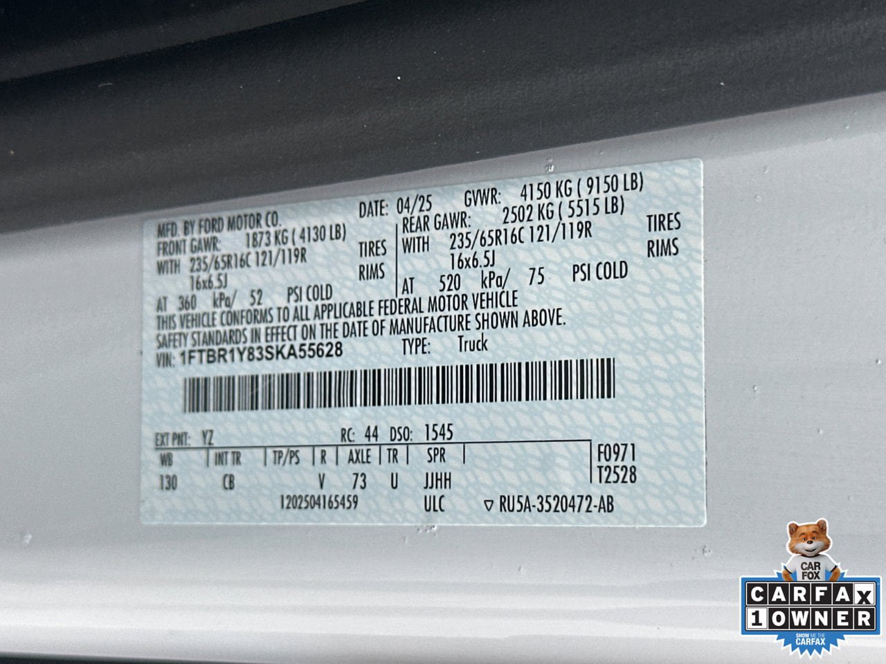 Used 2025 Ford Transit 250 Low Roof w/ Exterior Upgrade Package RWD image 32