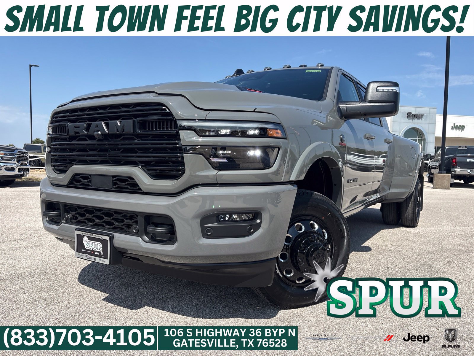New 2027 RAM 3500 Laramie w/ Night Edition AWD/4WD 360° Tour