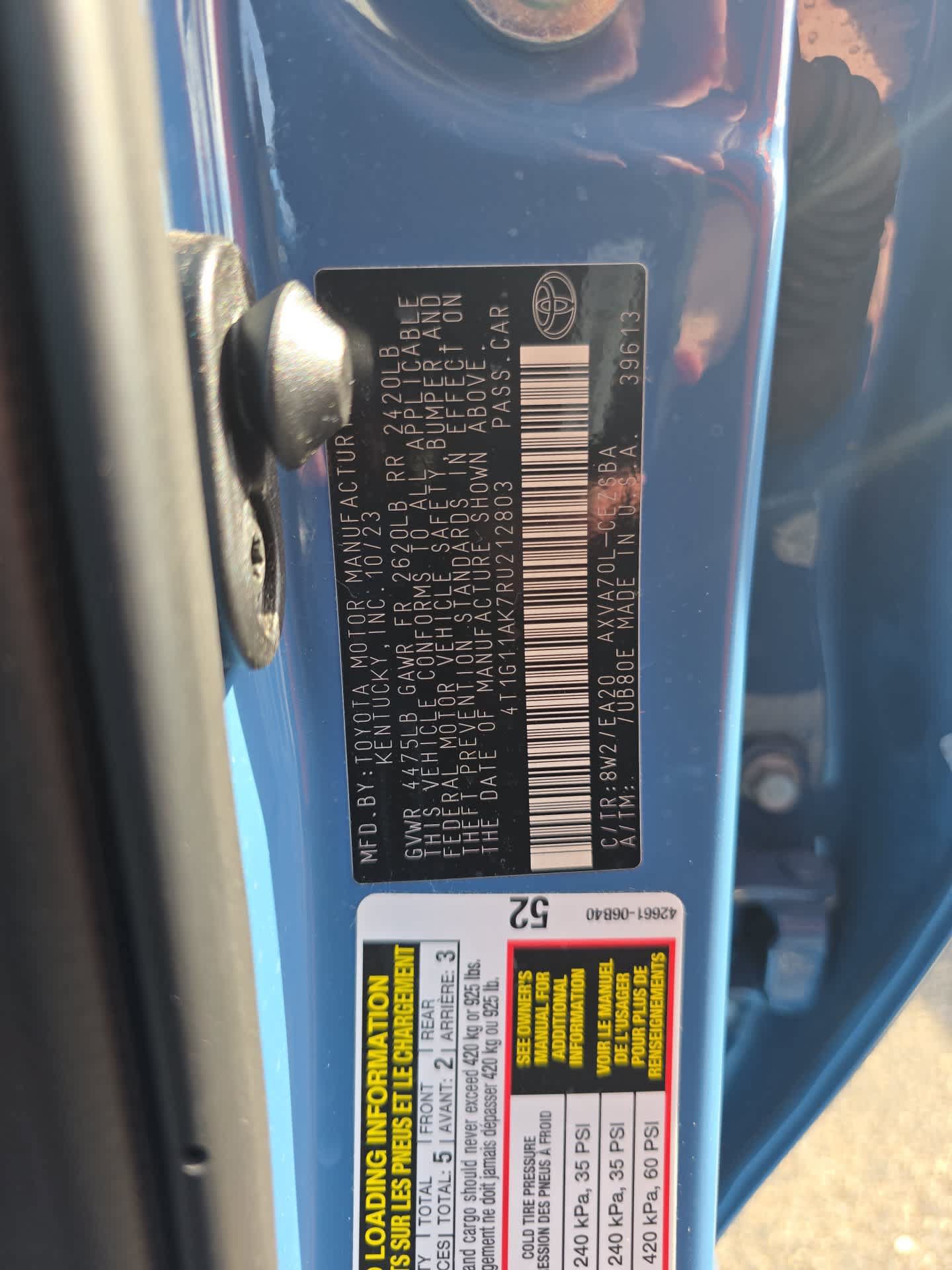 Used 2024 Toyota Camry SE FWD image 15
