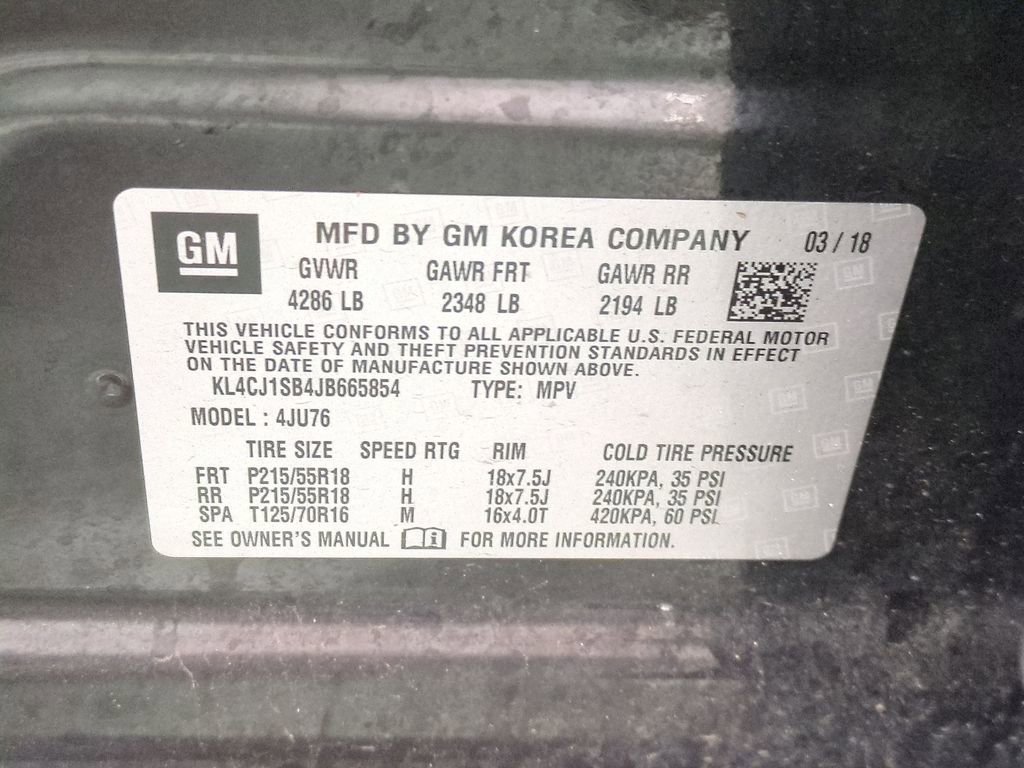 Used 2018 Buick Encore Sport Touring w/ Safety Package image 44