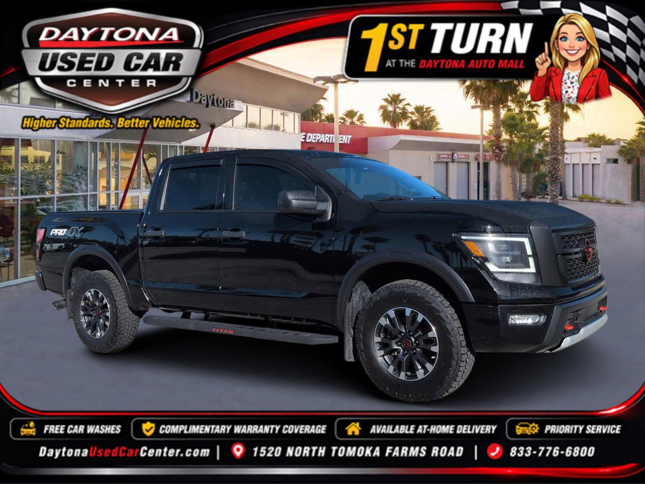 Used 2024 Nissan Titan PRO-4X w/ Off Road Protection Package image 1