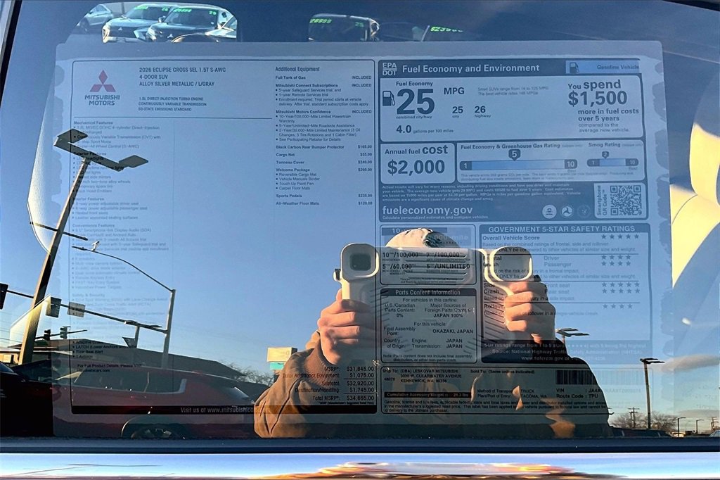 New 2026 Mitsubishi Eclipse Cross SEL image 14