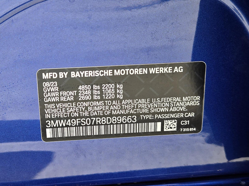 Used 2024 BMW M340i w/ Premium Package RWD image 29