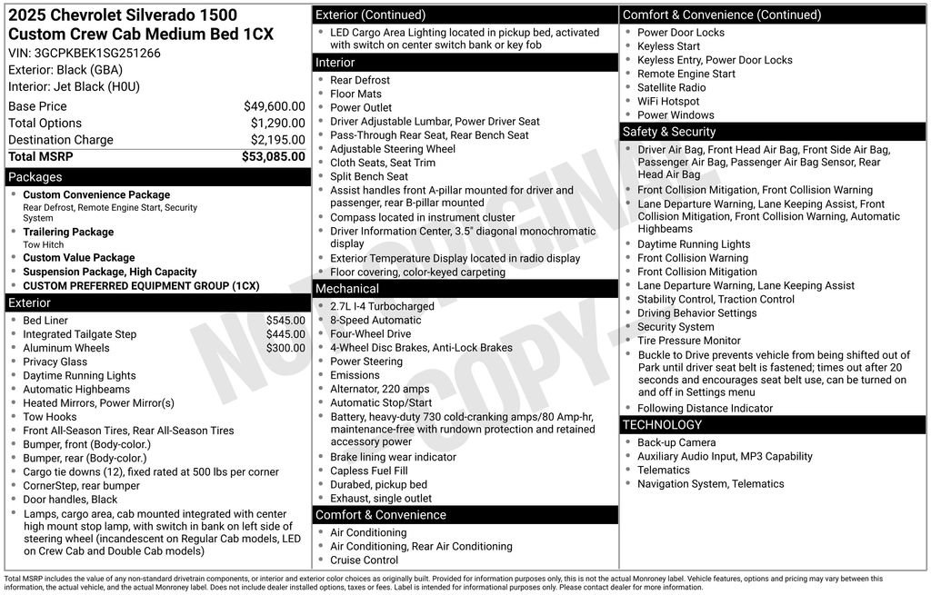 Used 2025 Chevrolet Silverado 1500 Custom AWD/4WD image 11