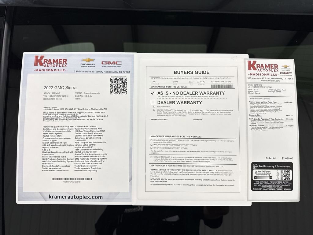 Used 2022 GMC Sierra 2500 AT4 image 35