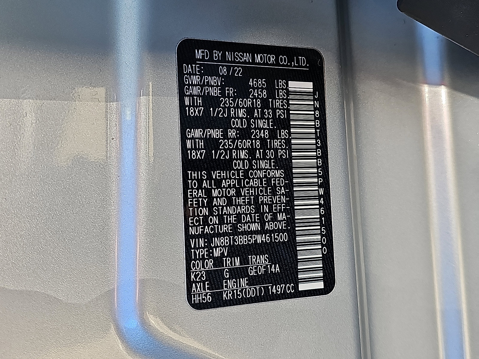 Certified 2023 Nissan Rogue SV image 27