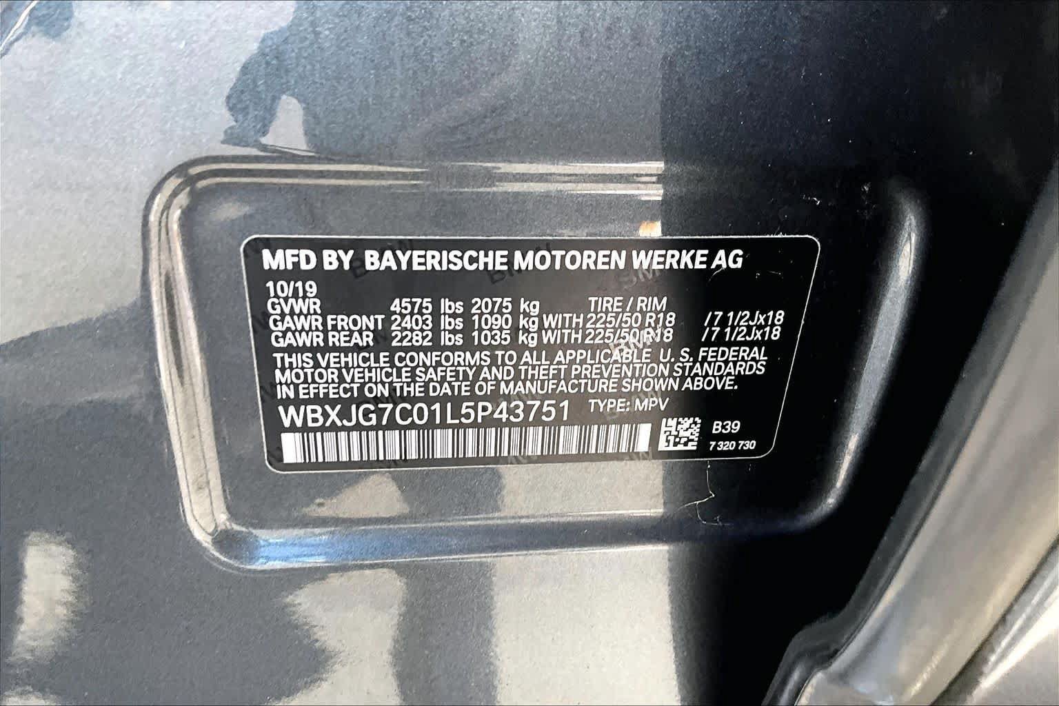 Used 2020 BMW X1 sDrive28i w/ Convenience Package FWD image 36
