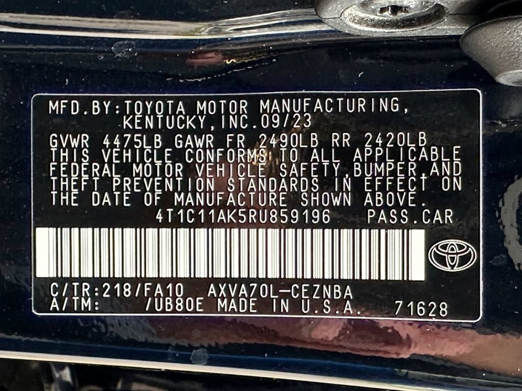 Used 2024 Toyota Camry LE FWD image 17