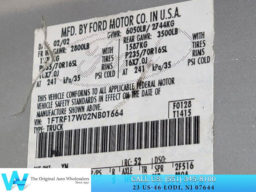 Used 2002 Ford F150 XLT RWD image 17