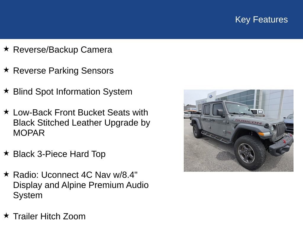 Used 2020 Jeep Gladiator Rubicon AWD/4WD image 10