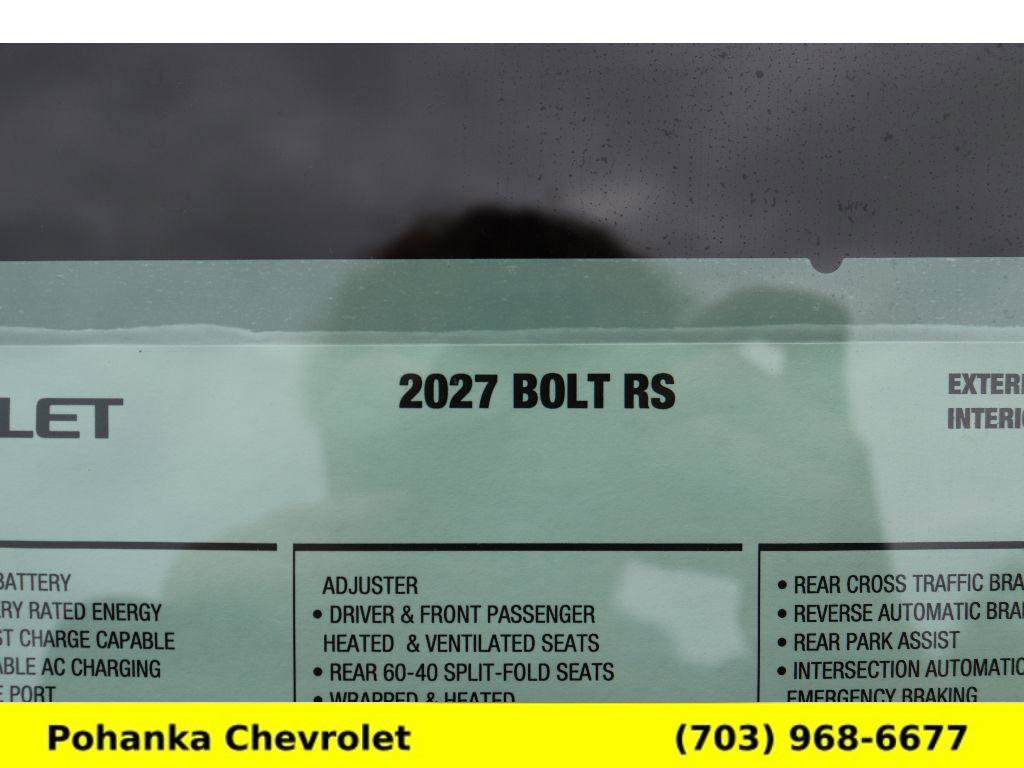 New 2027 Chevrolet Bolt RS w/ Technology Package FWD image 29