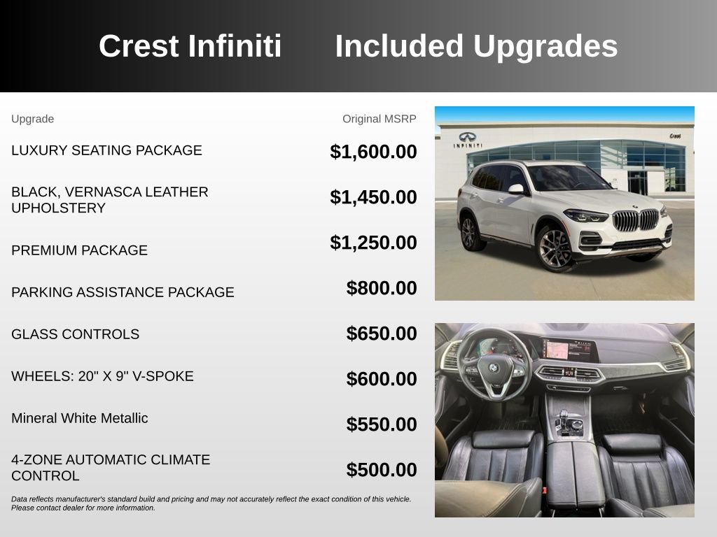 Used 2022 BMW X5 xDrive40i w/ Luxury Seating Package AWD/4WD image 5