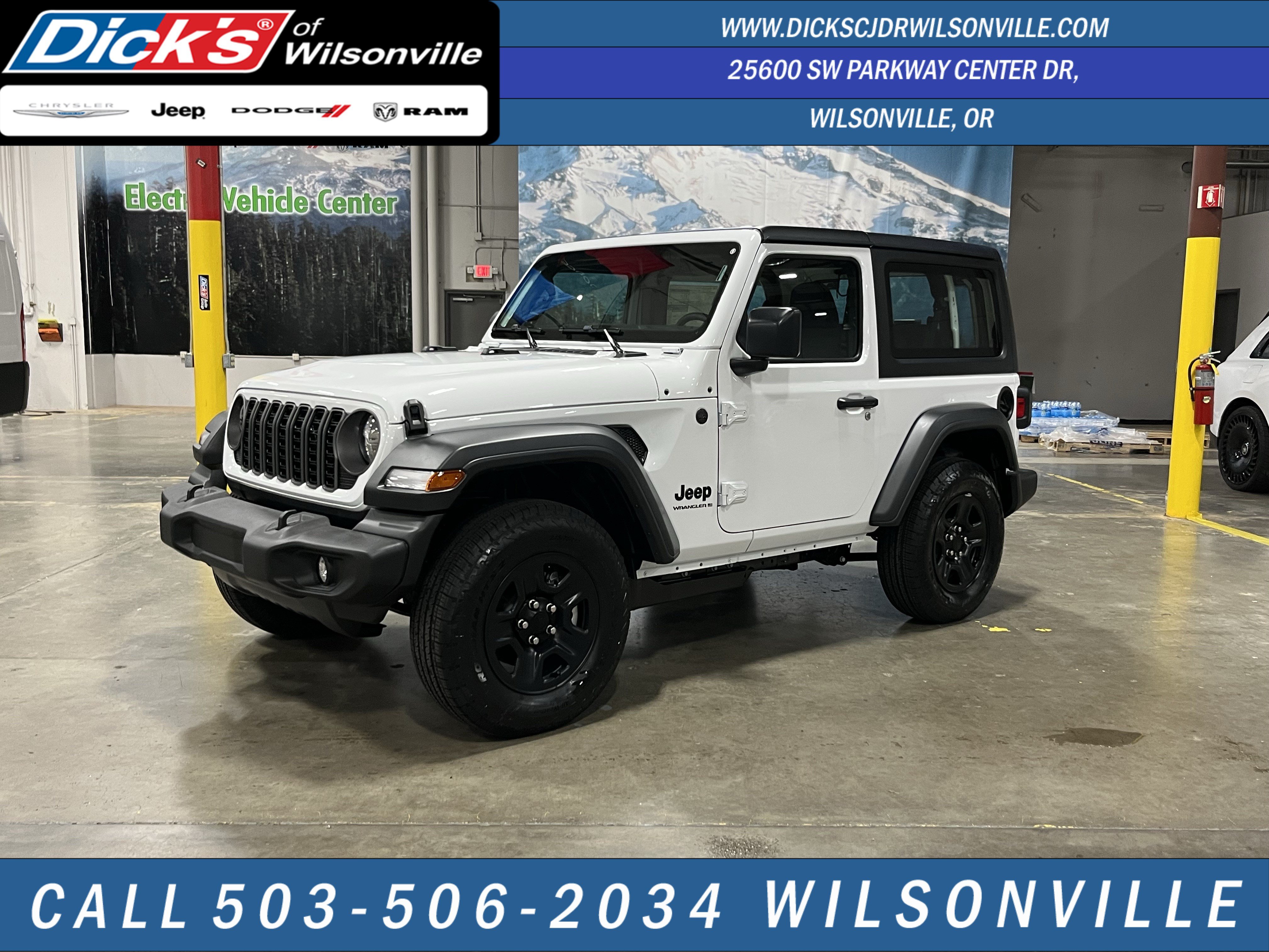 New 2026 Jeep Wrangler Sport AWD/4WD 360° Tour