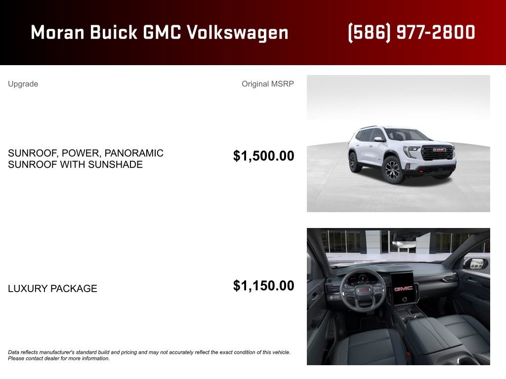 New 2026 GMC Acadia AT4 w/ Luxury Package image 5