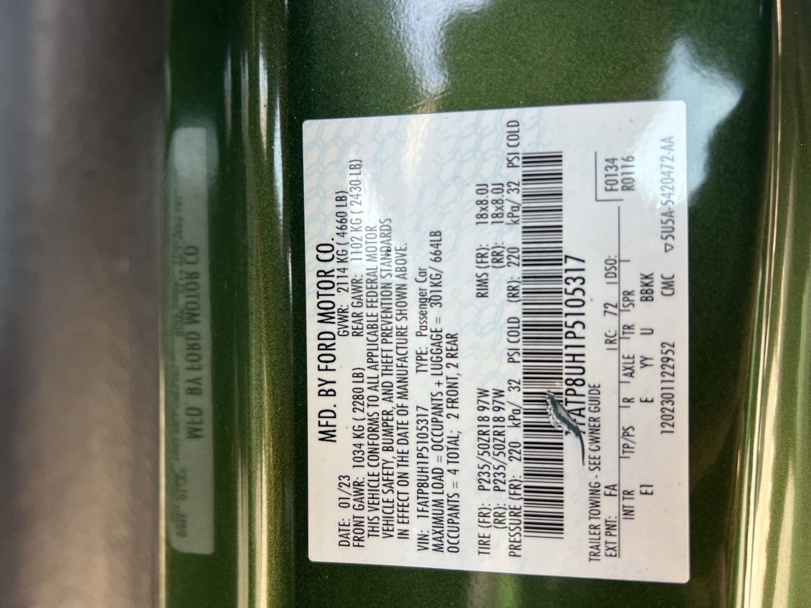 Certified 2023 Ford Mustang Premium image 27