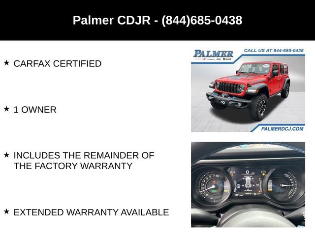 Used 2024 Jeep Wrangler Unlimited Rubicon 4xe w/ Capability Package image 30