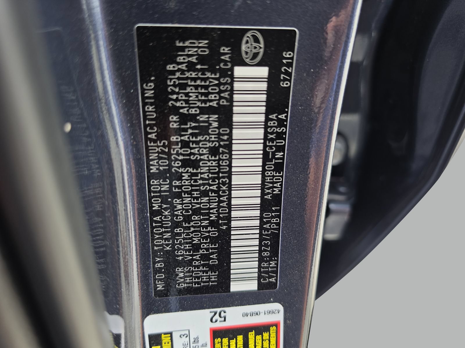 Used 2026 Toyota Camry SE w/ Convenience Package FWD image 39