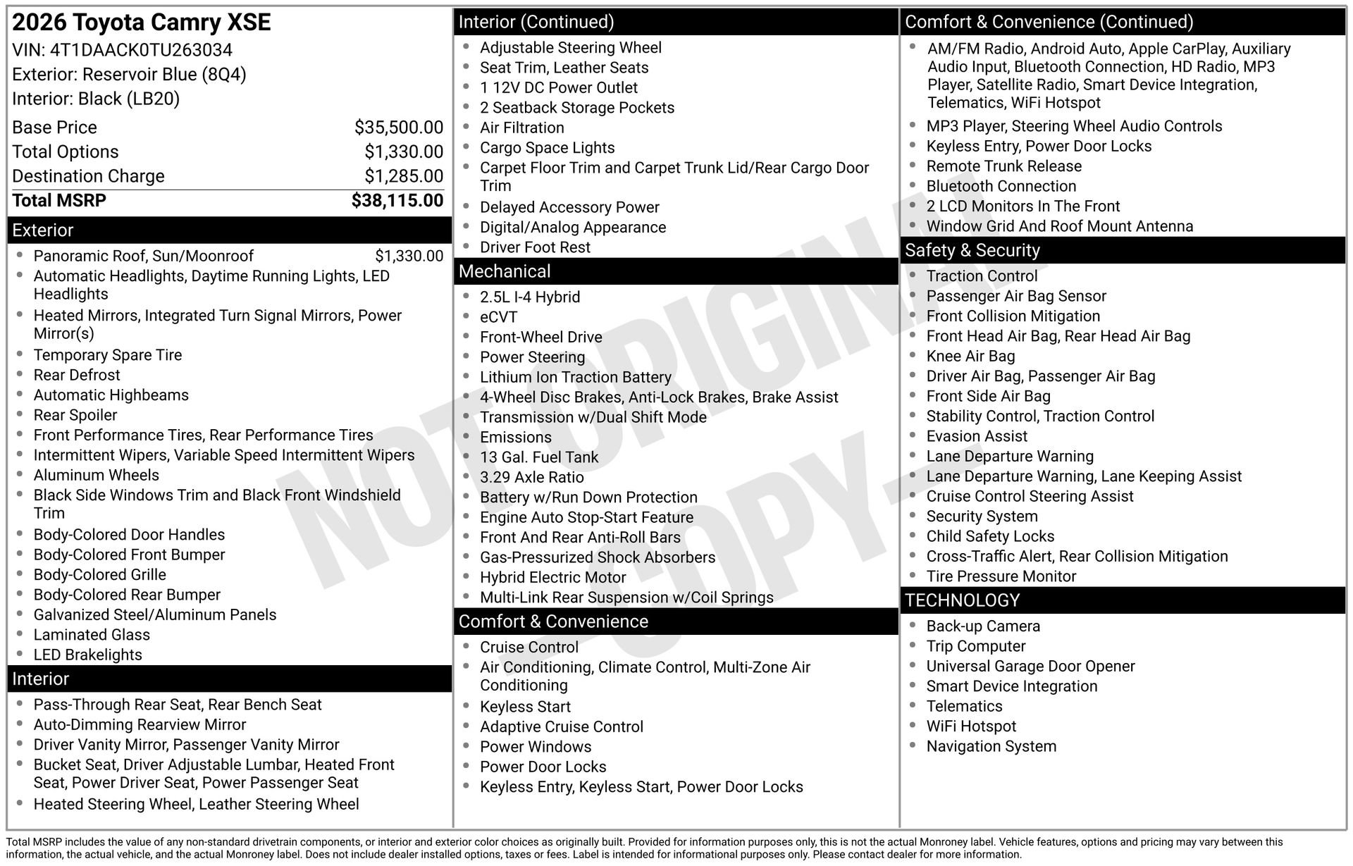 Certified 2026 Toyota Camry XSE image 33