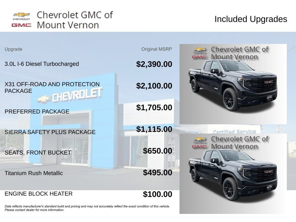 New 2025 GMC Sierra 1500 Elevation image 6