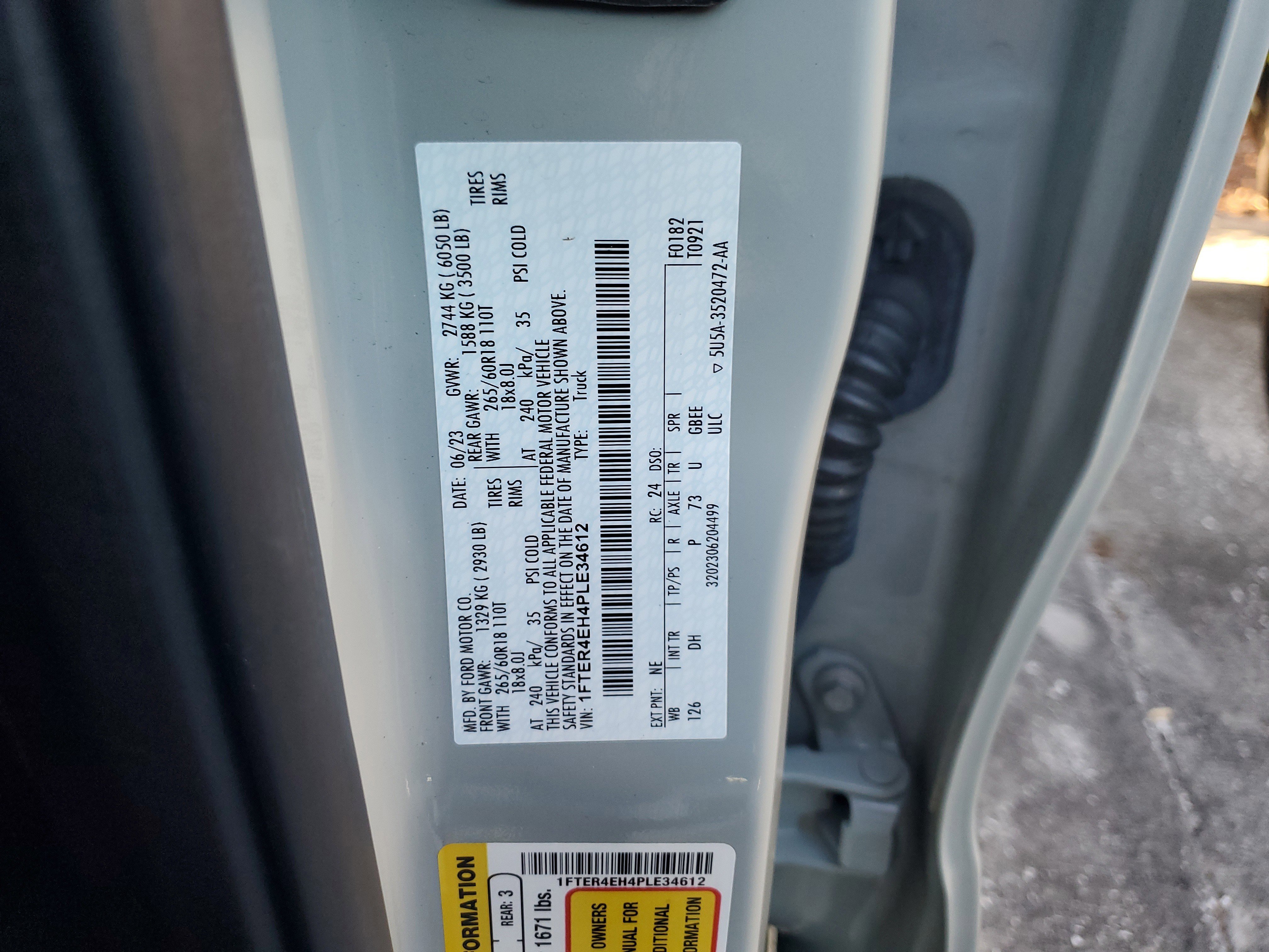 Used 2023 Ford Ranger Lariat w/ Technology Package image 30