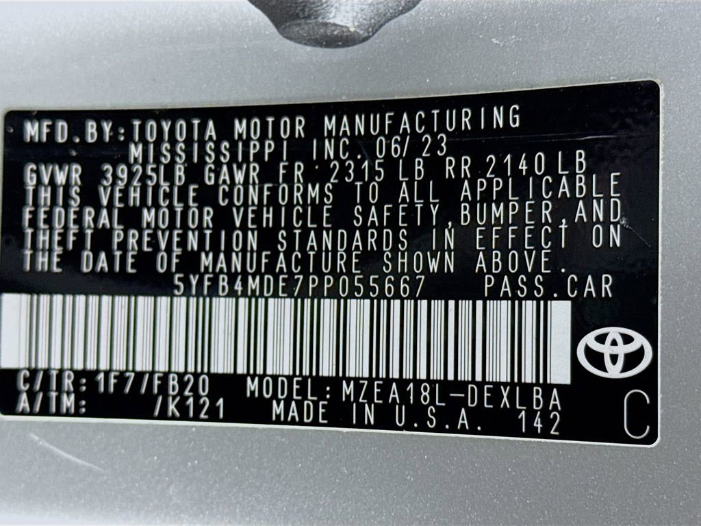Certified 2023 Toyota Corolla LE image 20